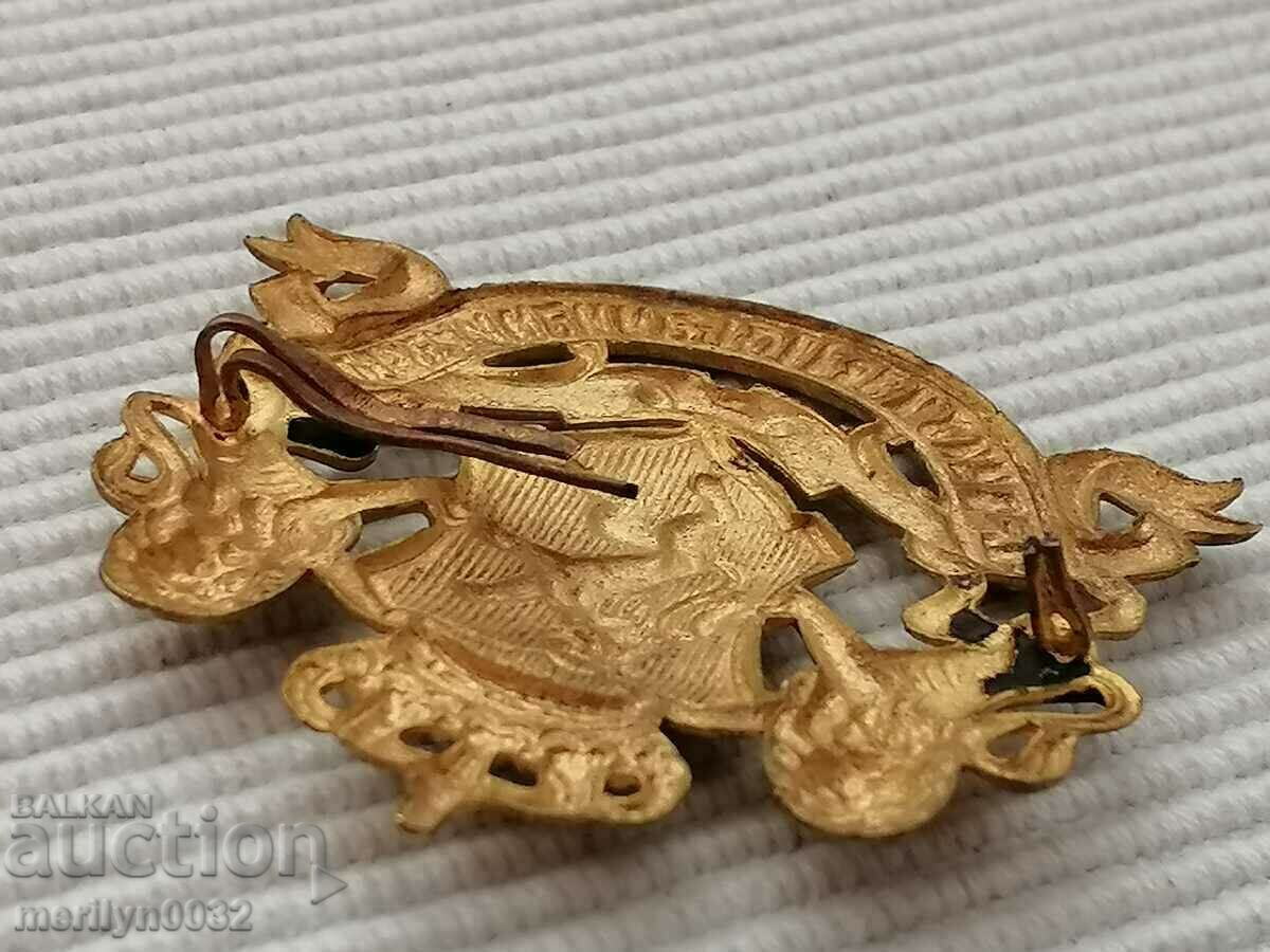 Cockade of a princely officer's cap coat of arms emblem badge - 5