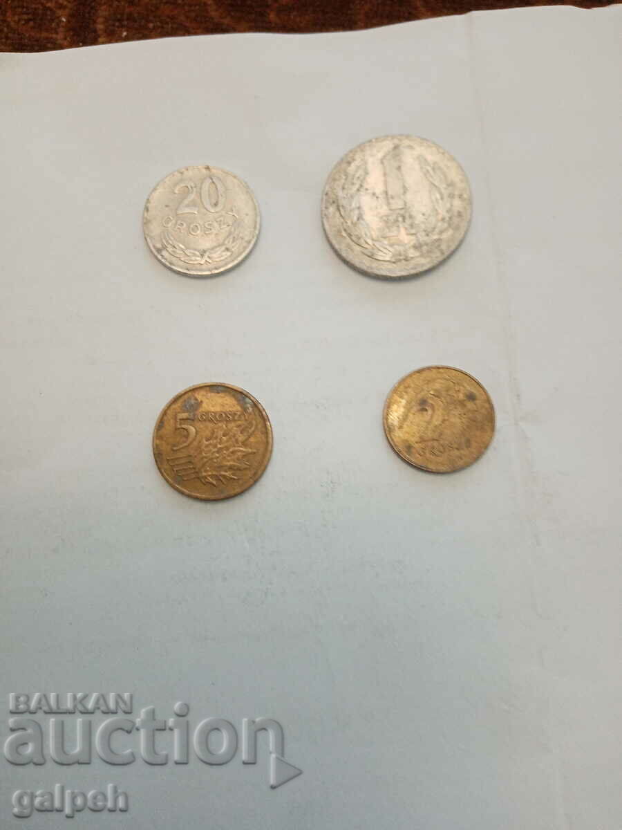 Παράδοση ΠΟΛΩΝΙΑ ΠΑΡΤΗ ΝΟΜΙΣΜΑΤΩΝ 1949,74,2001,09 - 4 τεμ. - 0,8 λέβα