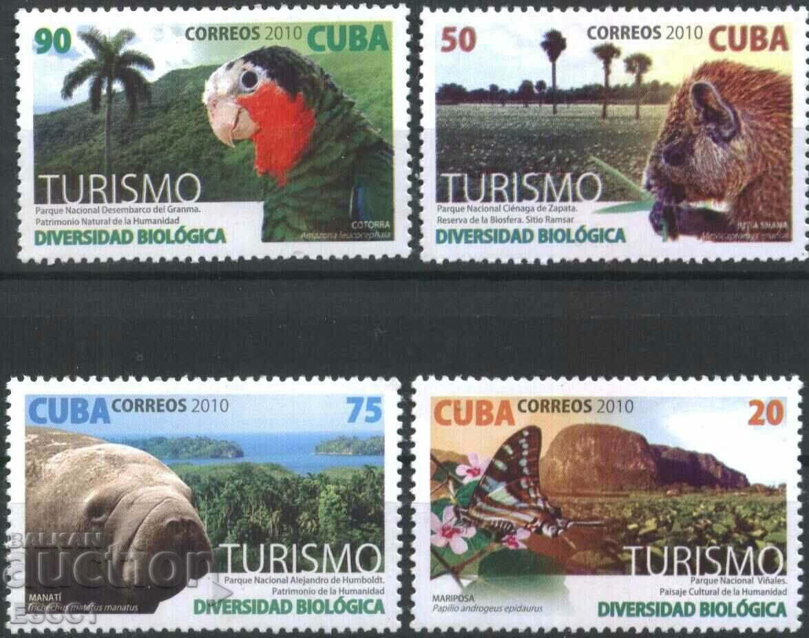Чисти марки  Туризъм Фауна  2010 от Куба