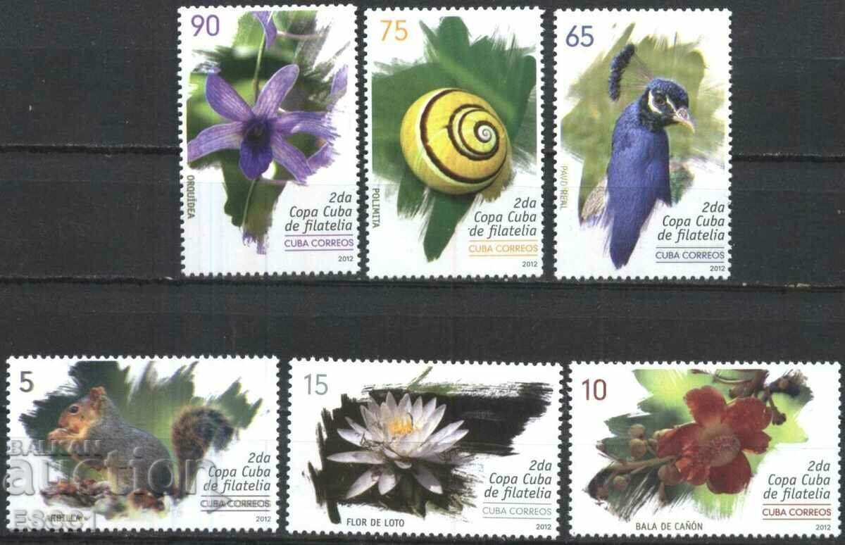 Чисти марки  Флора и Фауна 2012  от Куба