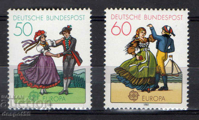 1981. Germania. Europa - Folclor.