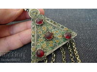 Antique SILVER JEWELRY - decorated with enamel