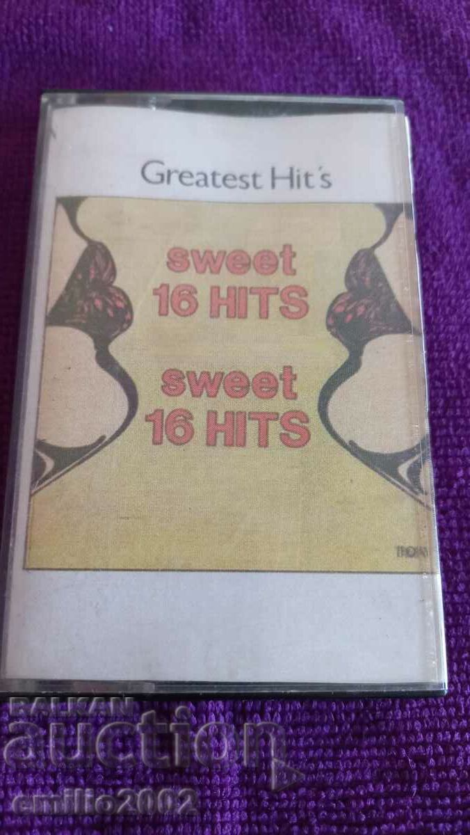 Audio cassette pm Sweet 16 hits