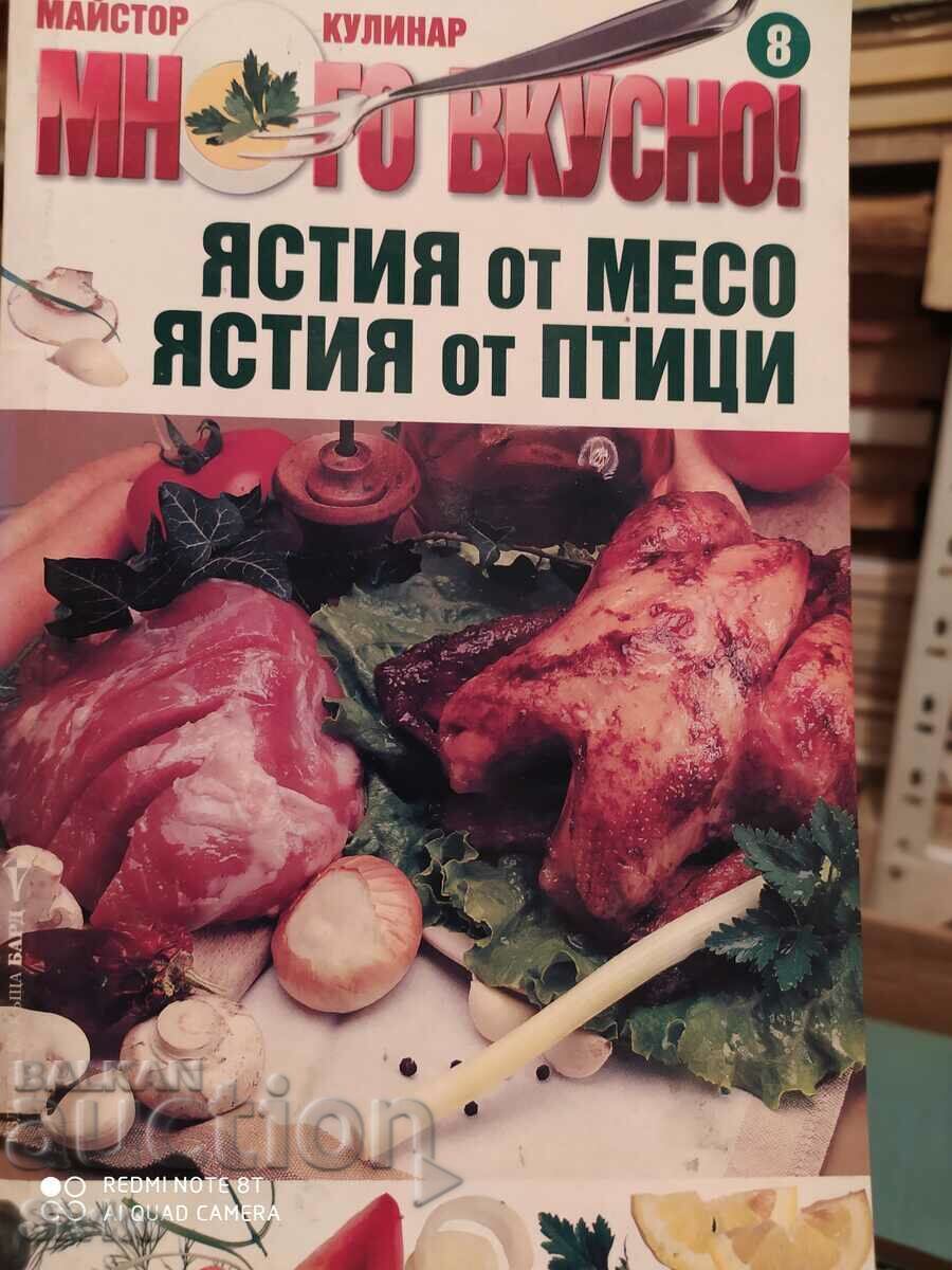 Mâncăruri din carne, preparate din carne de pasăre