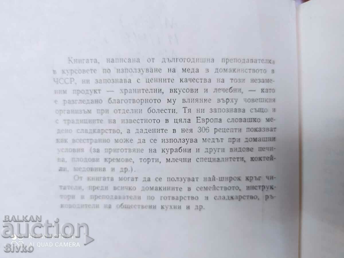 Auction Honey and its application in the household, Clotilda Luptovska Auction Honey and its application in the household, Clotilda Luptovska