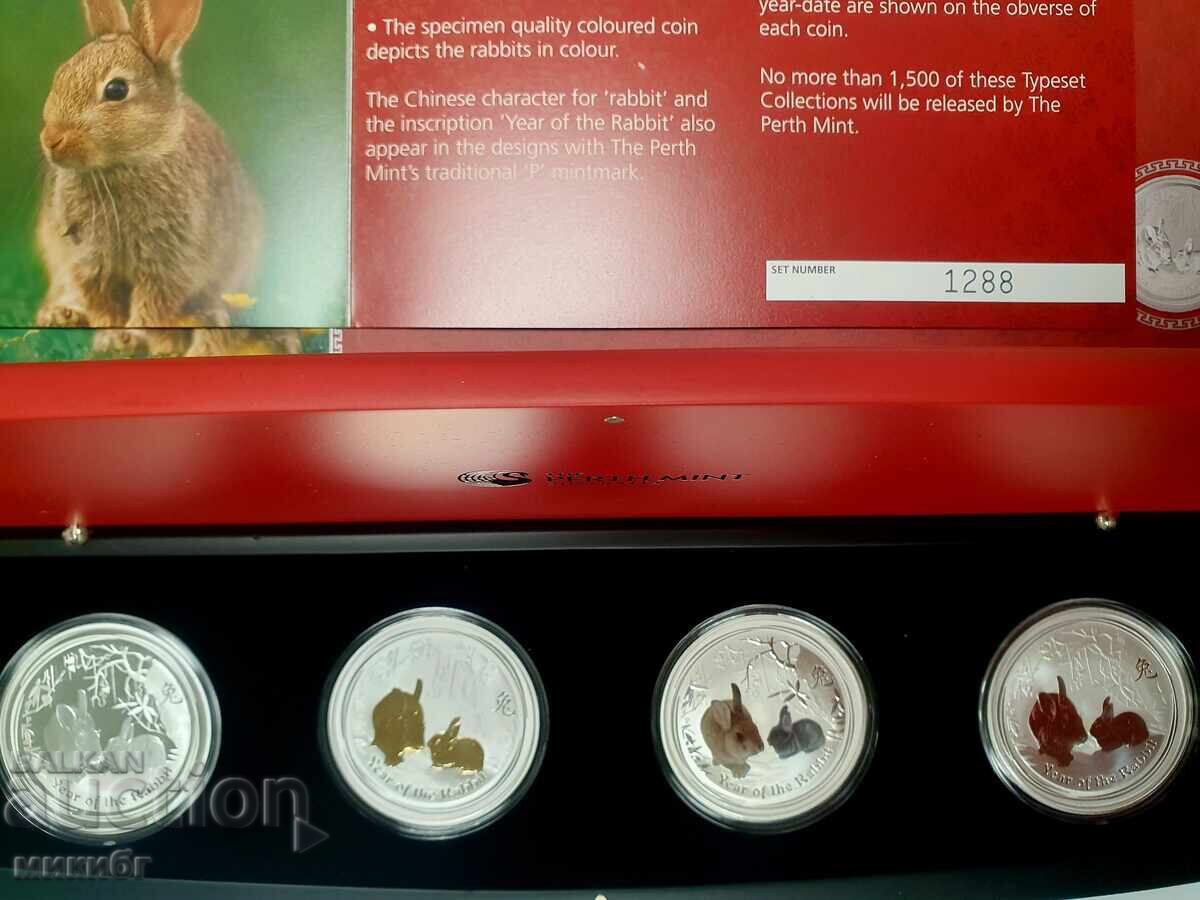 Australian Lunar Year of the Rabbit 2011 with price 880.00 BGN | € 449.94 Australian Lunar Year of the Rabbit 2011 with price 880.00 BGN | € 449.94
