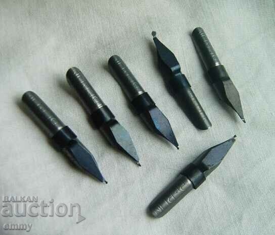 Feather pens for pen handle - "Kul", Germany - 6 pieces