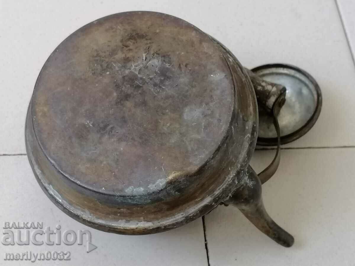 Old brass teapot household dish - 6 Old brass teapot household dish - 6