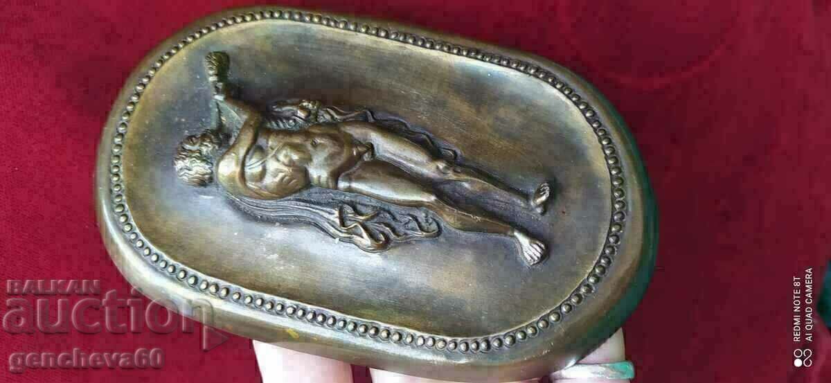 Old author's sculpture, "Musician" - Stefan Stanev with price 60.00 BGN | € 30.68 Old author's sculpture, "Musician" - Stefan Stanev with price 60.00 BGN | € 30.68