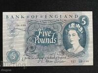 5 lire 1966 - 1970 Marea Britanie