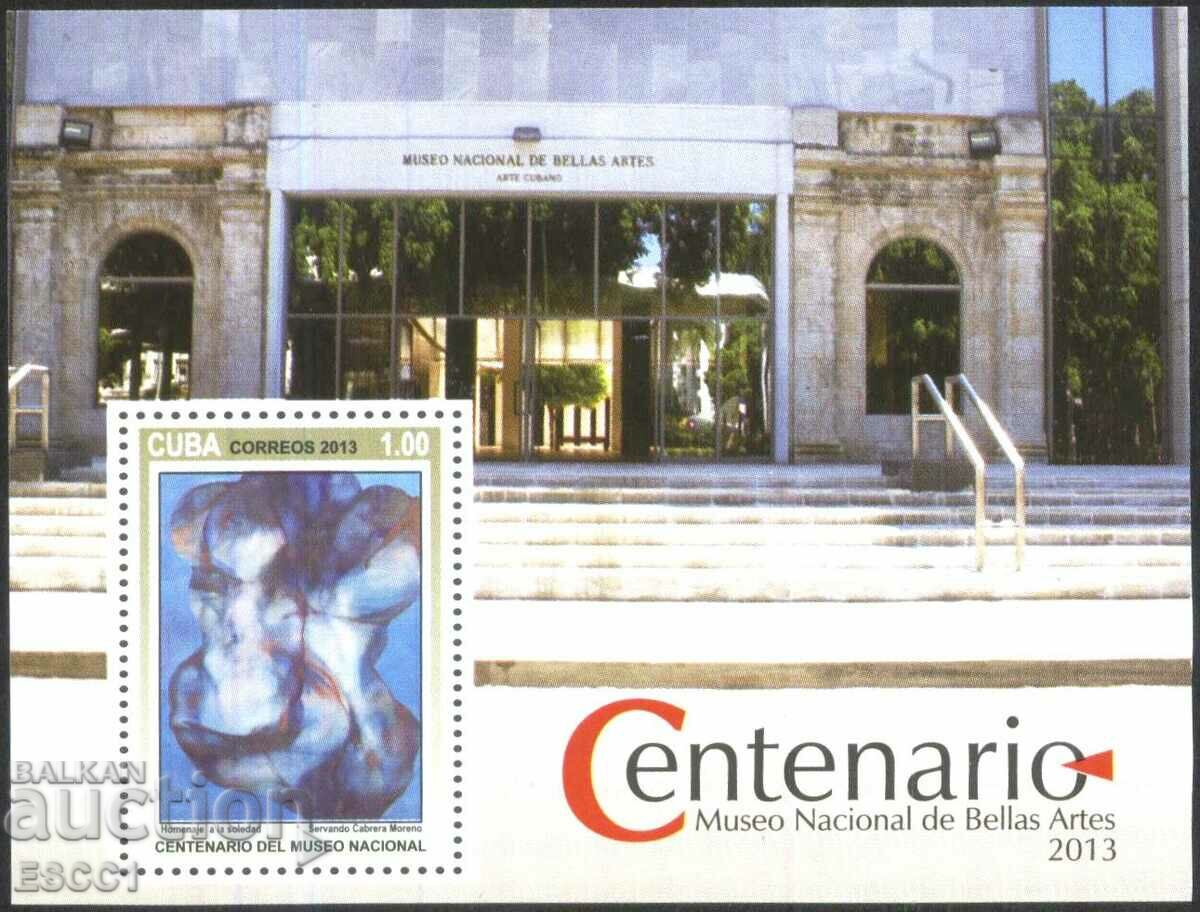 Clean block 100η επέτειος του Εθνικού Μουσείου 2013 της Κούβας