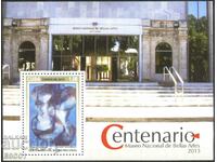 Чист блок 100 годишнина на Националния музей 2013 от  Куба