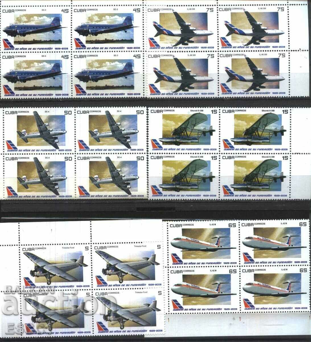 Clean stamps in box Aviation Aircraft 2008 from Cuba with price 34.80 BGN | € 17.79 Clean stamps in box Aviation Aircraft 2008 from Cuba with price 34.80 BGN | € 17.79