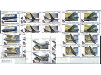 Καθαρά γραμματόσημα σε κουτί Aviation Aircraft 2008 από την Κούβα
