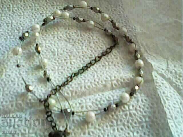 Delivery of old beautiful natural pearl necklace 2mm Delivery of old beautiful natural pearl necklace 2mm