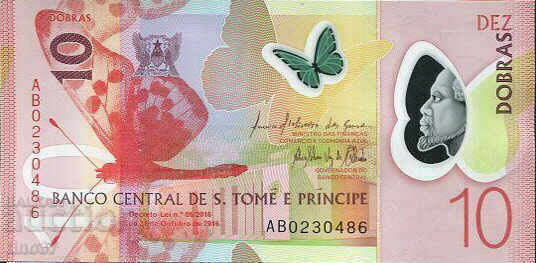 tino37-SAO TOME AND PRINCIPI- 10 DOBRAS -2019 - POLYMER- UNC with price 11.90 BGN | € 6.08 tino37-SAO TOME AND PRINCIPI- 10 DOBRAS -2019 - POLYMER- UNC with price 11.90 BGN | € 6.08