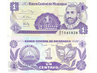 tino37- НИКАРАГУА - 1 ЦЕНТАВО - 1991г - UNC