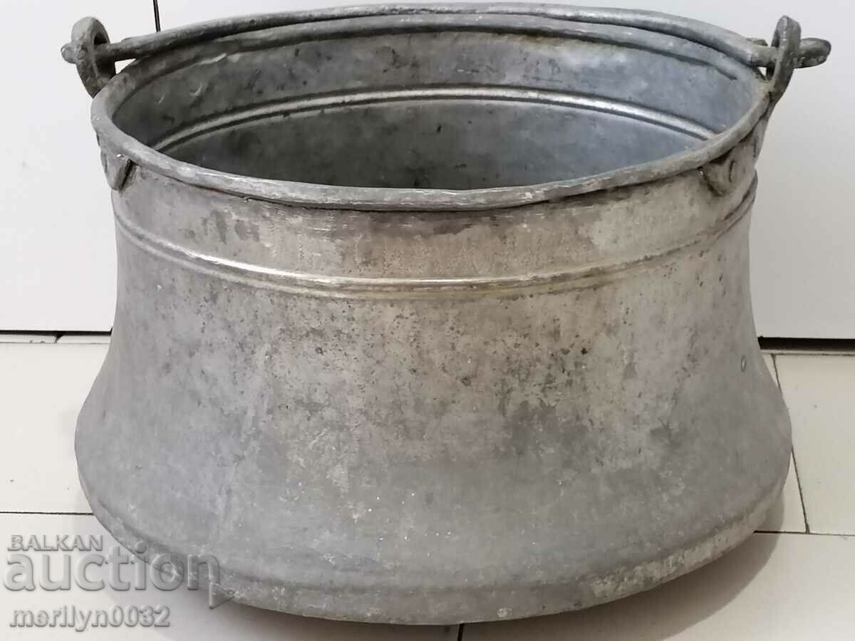 Tinned Burner Boiler Baker Copper Pot with a Dating Inscription with price 95.00 BGN | € 48.57 Tinned Burner Boiler Baker Copper Pot with a Dating Inscription with price 95.00 BGN | € 48.57