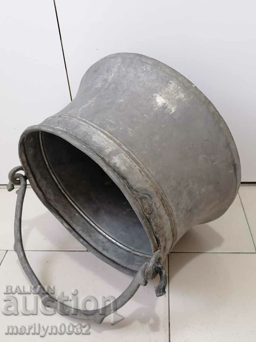 Auction Tinned Burner Boiler Baker Copper Pot with a Dating Inscription Auction Tinned Burner Boiler Baker Copper Pot with a Dating Inscription