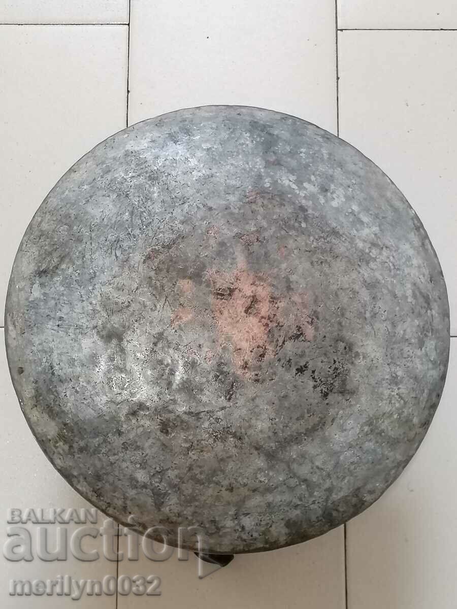 Tinned Burner Boiler Baker Copper Pot with a Dating Inscription - 5 Tinned Burner Boiler Baker Copper Pot with a Dating Inscription - 5