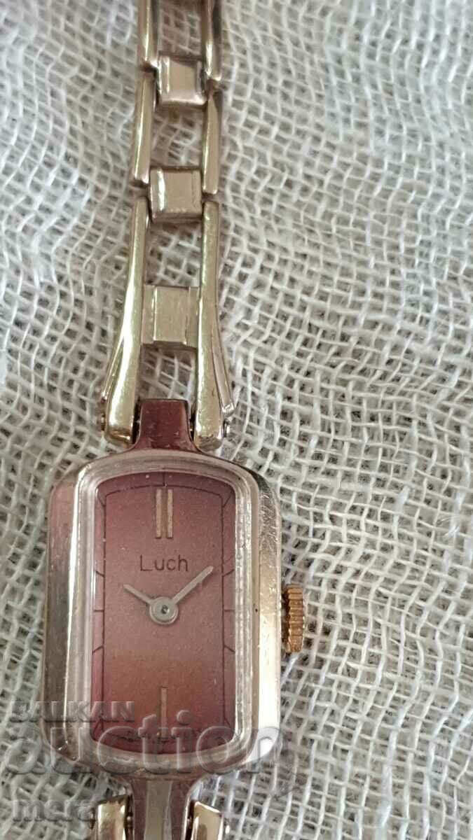 Russian mechanical watch with gilding - Luch - 7 Russian mechanical watch with gilding - Luch - 7