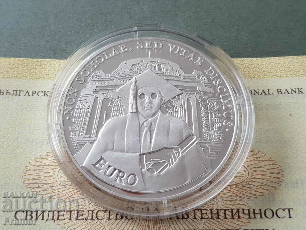 10 лева 2001 година Българско висше образование EURO Минт с цена € 90.00 | 176.02 лв.