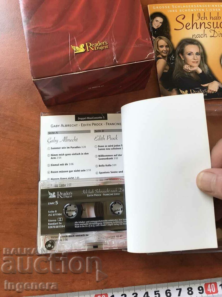 CASSETTE CASSETTE AUDIO CASSETTE ALBUM -5 PCS. - 7 CASSETTE CASSETTE AUDIO CASSETTE ALBUM -5 PCS. - 7