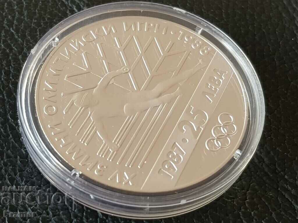 Livrarea 25 BGN, 1987 XV Jocurile Olimpice de iarnă de la Calgary 1988