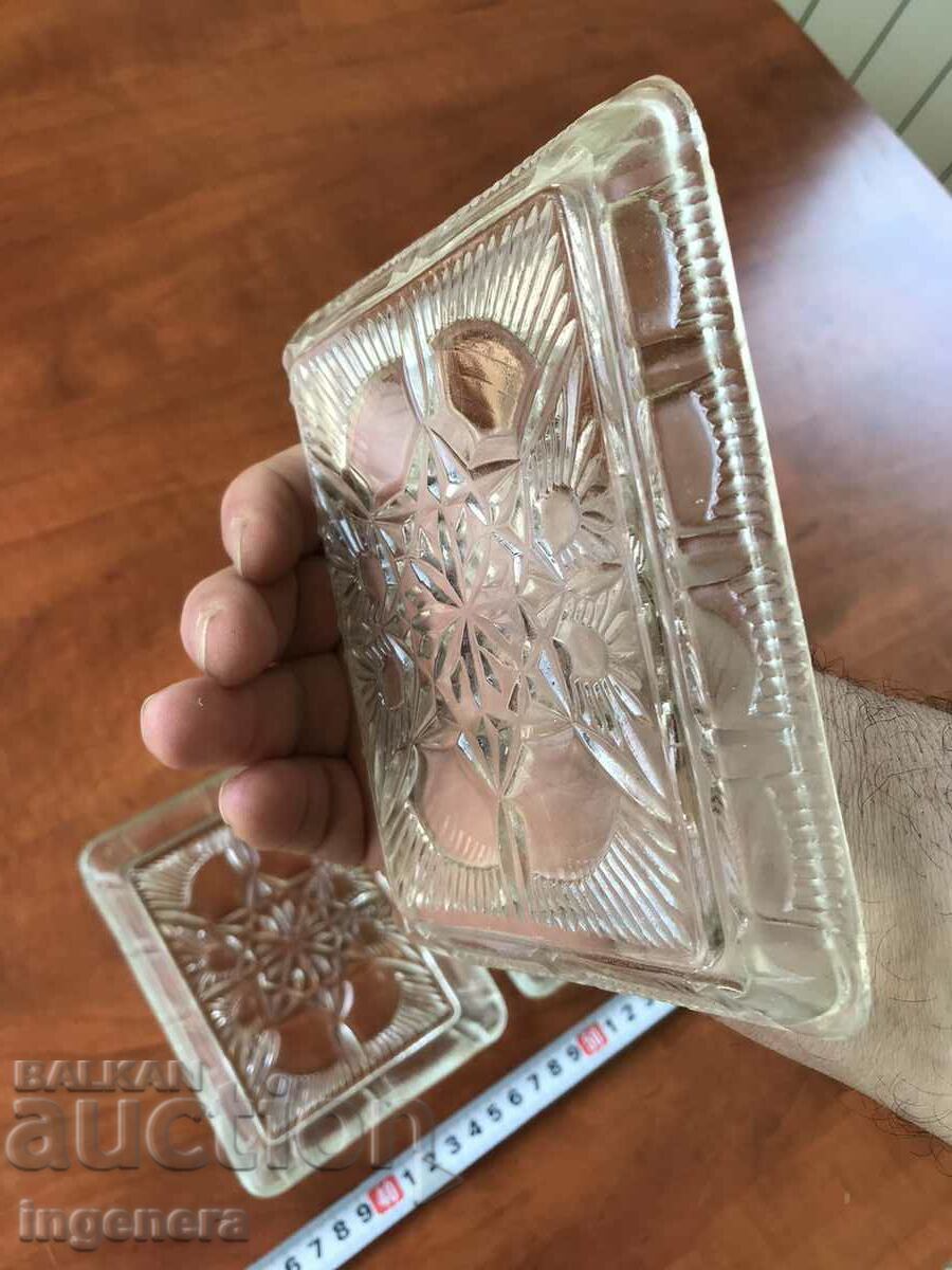 APPETIZER VESSEL THICK GLASS RELIEF RETRO HEALTH-3 PCS - 5 APPETIZER VESSEL THICK GLASS RELIEF RETRO HEALTH-3 PCS - 5