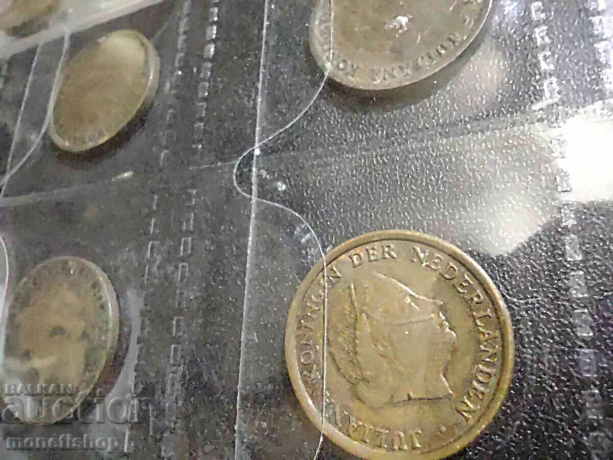 Colecție de monede Țările de Jos 1 și 5 cenți 73 buc. fara sa se repete - 5