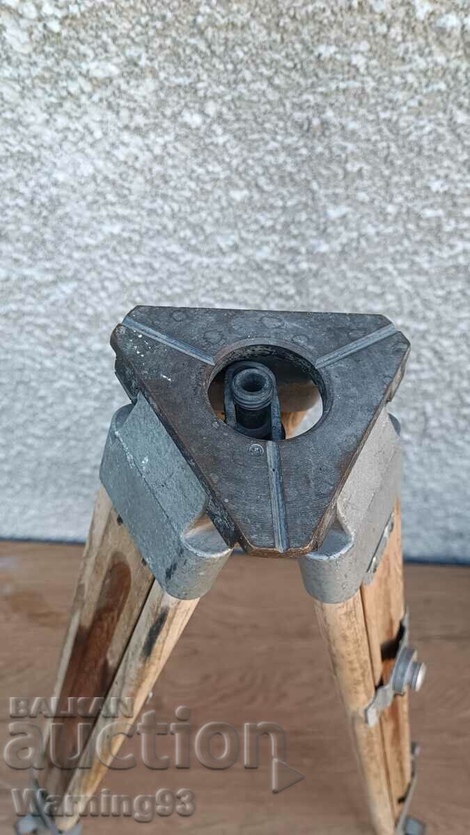 Old wooden theodolite tripod - 5 Old wooden theodolite tripod - 5