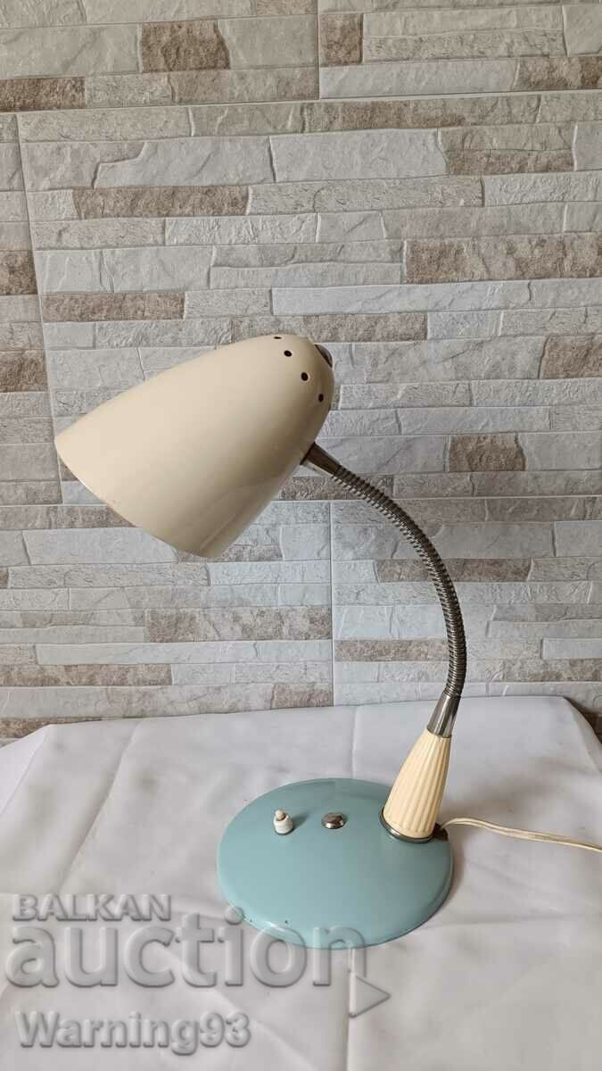 Метална полска лампа за бюро №19 - настолна - Антика