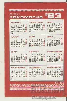 Calendar Lokomotiv Sofia 1983 sambo with price 1.00 BGN | € 0.51 Calendar Lokomotiv Sofia 1983 sambo with price 1.00 BGN | € 0.51