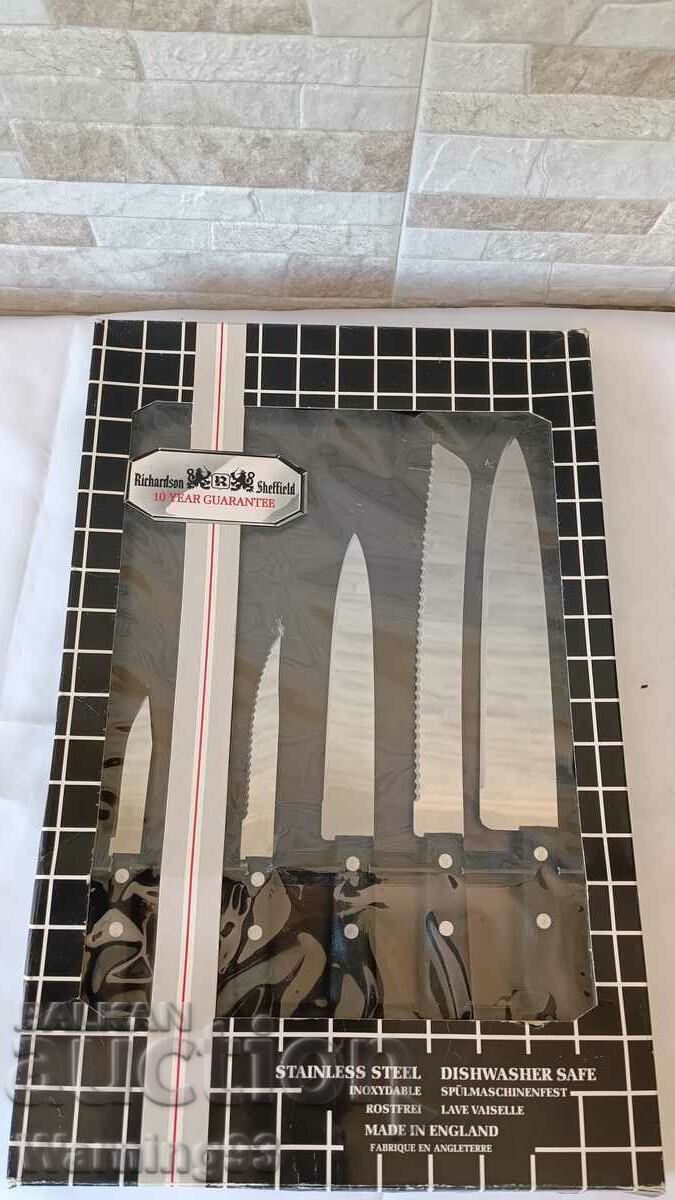 Set of kitchen knives - Richardson Sheffield - 5 pcs. - 7 Set of kitchen knives - Richardson Sheffield - 5 pcs. - 7