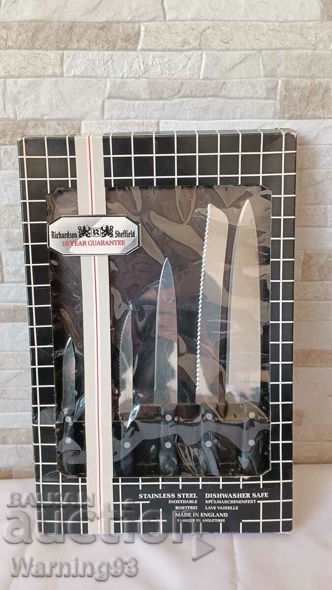 Комплект кухненски ножове - Richardson Sheffield - 5 бр.