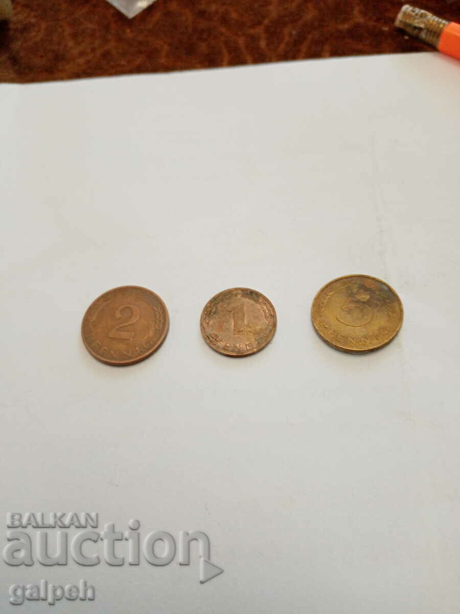 COINS - GERMANY 1983, 86.91 - 3 pcs. - BGN 0.5 with price 0.50 BGN | € 0.26 COINS - GERMANY 1983, 86.91 - 3 pcs. - BGN 0.5 with price 0.50 BGN | € 0.26