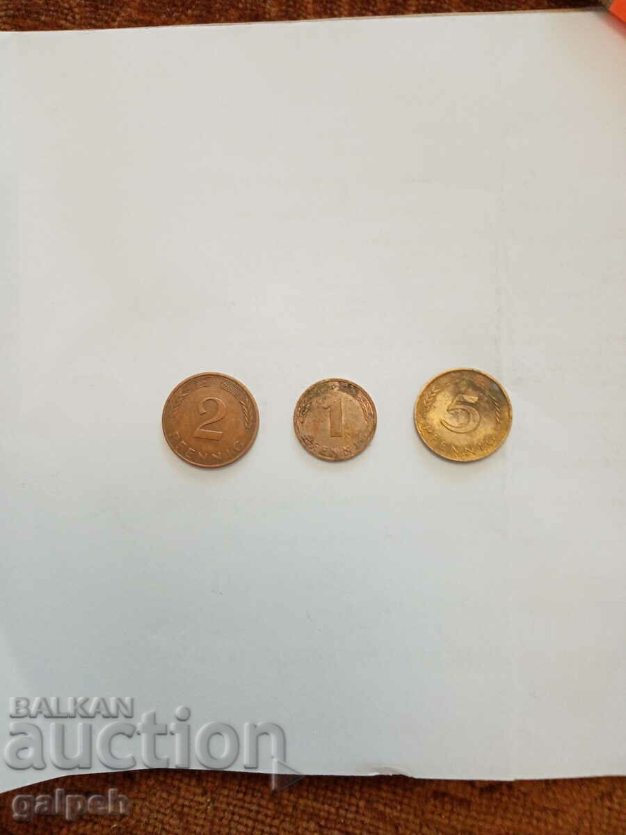 Auction COINS - GERMANY 1983, 86.91 - 3 pcs. - BGN 0.5 Auction COINS - GERMANY 1983, 86.91 - 3 pcs. - BGN 0.5