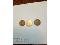 COINS - AUSTRIA 1961, 74.78 - 3 pcs. - BGN 1