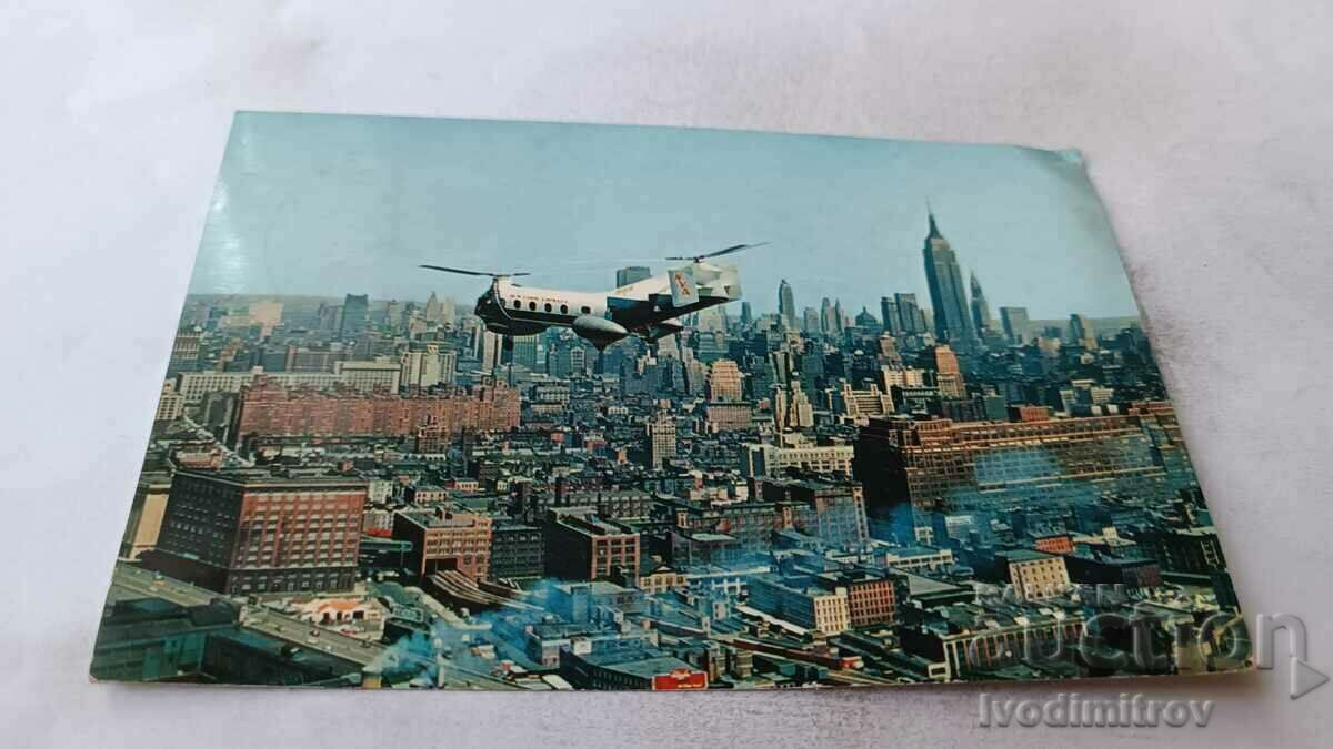 Καρτ ποστάλ της Νέας Υόρκης Mid Town 1960