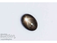 Black Star Sapphire 0.86ct 6-ray star oval cabochon