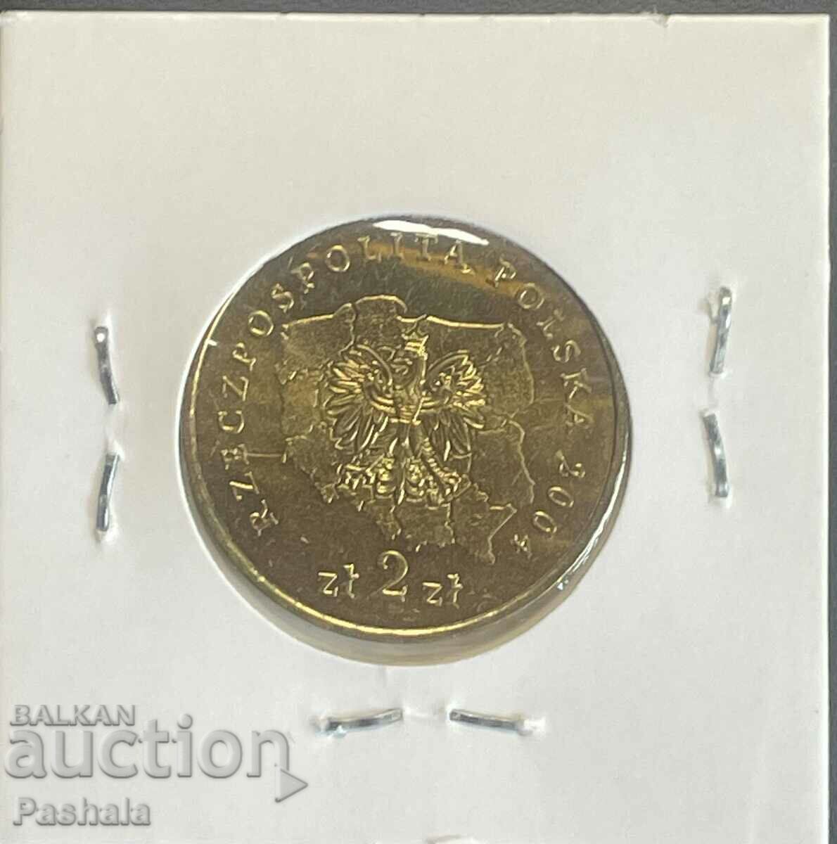 Poland 2 zlotys 2004 with price 5.00 BGN | € 2.56 Poland 2 zlotys 2004 with price 5.00 BGN | € 2.56