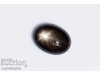 Black Star Sapphire 1.23ct 6-ray star oval cabochon