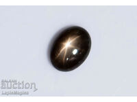 Black Star Sapphire 0.94ct 6-ray star oval cabochon
