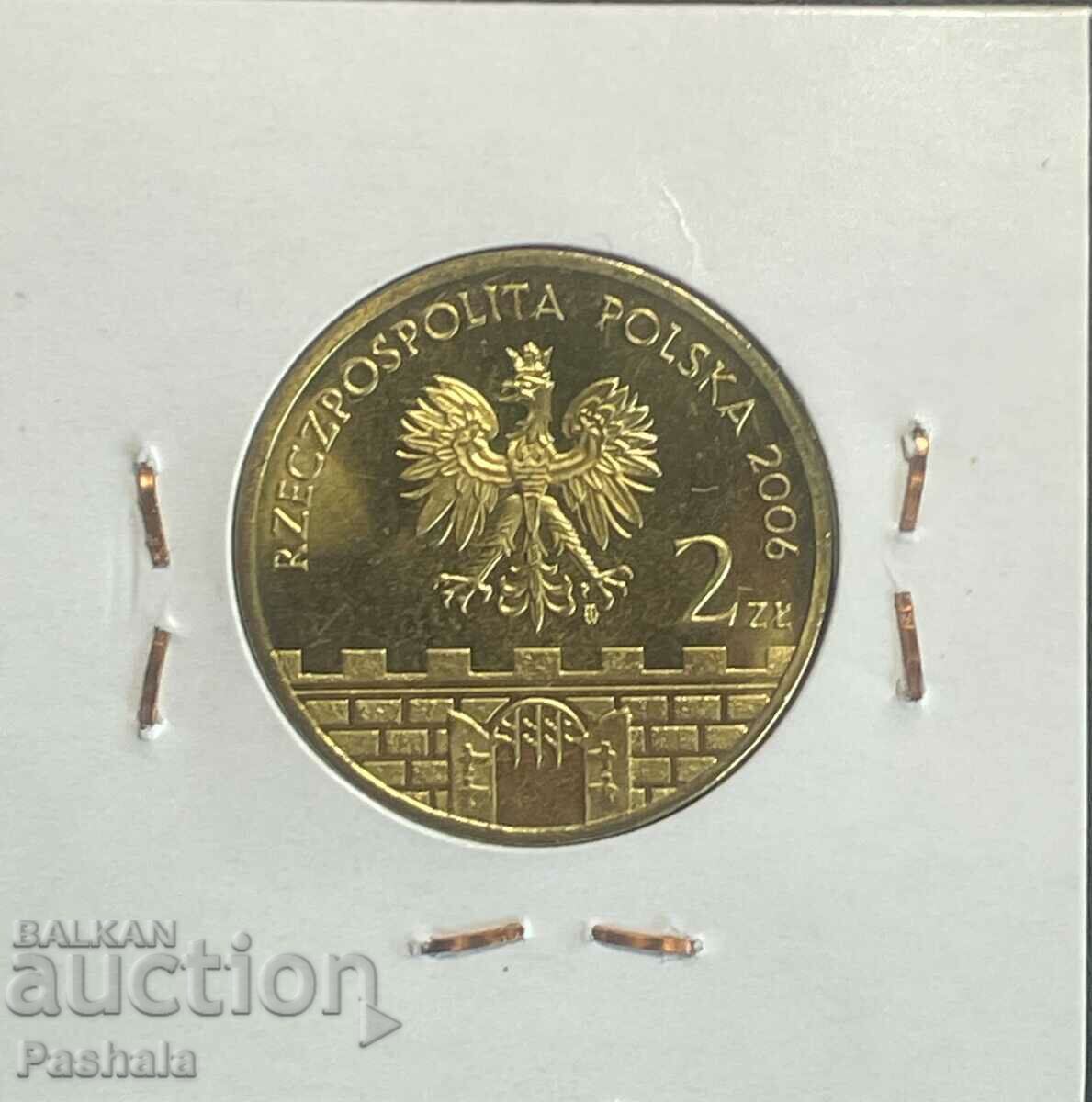 Poland 2 zlotys 2006 with price 6.00 BGN | € 3.07