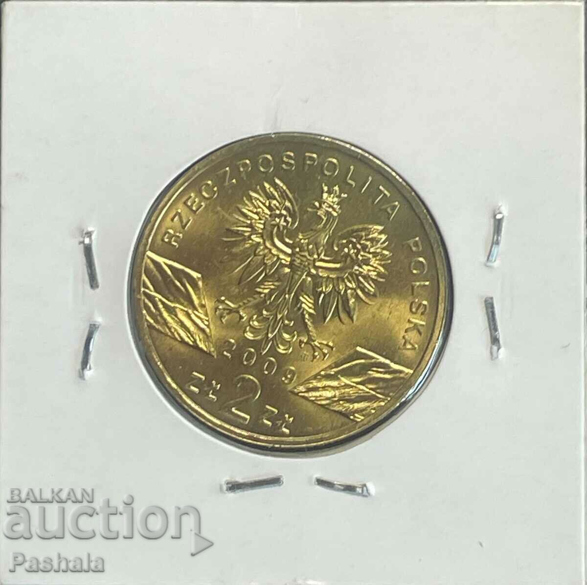 Poland 2 zlotys 2009 with price 8.00 BGN | € 4.09 Poland 2 zlotys 2009 with price 8.00 BGN | € 4.09