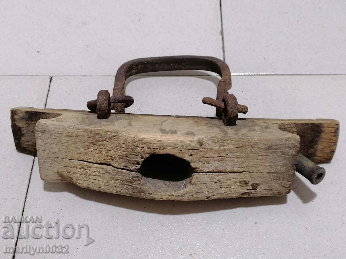 Part of buckel, baklitsa, barrel, wooden, wrought iron - 6 Part of buckel, baklitsa, barrel, wooden, wrought iron - 6