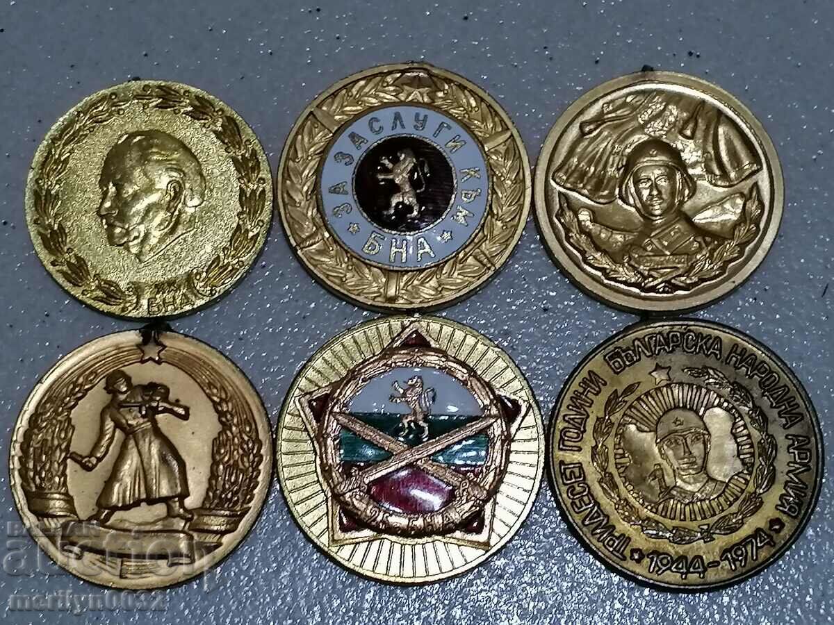 Medal 6 pieces of social army medals - 6