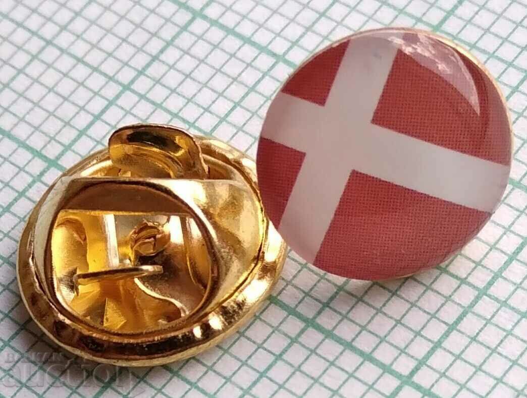 13372 Badge - flag flag Denmark