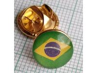 13380 Badge - flag flag Brazil
