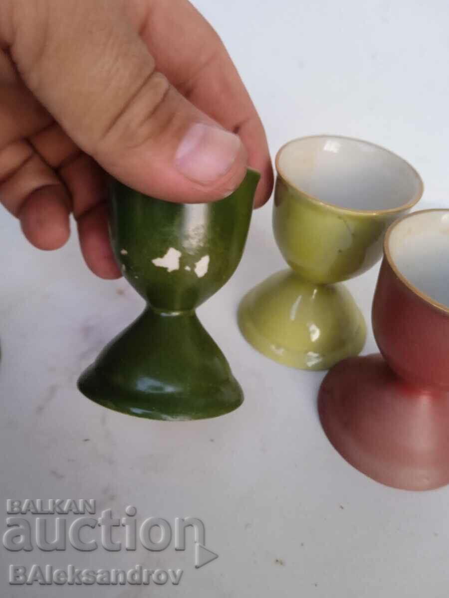 Πολλά παλιά πορσελάνινα κύπελλα αυγών - 7 Πολλά παλιά πορσελάνινα κύπελλα αυγών - 7